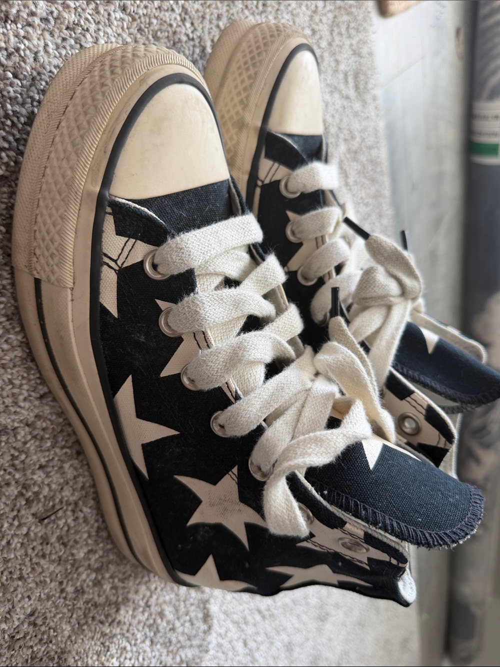 Converse Kids Black and White Star High-Top Sneakers